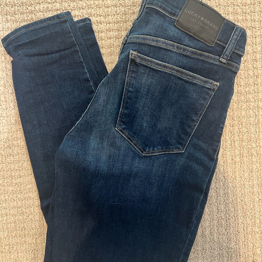 Lucky Brand Women's Dark Blue Skinny Jeans